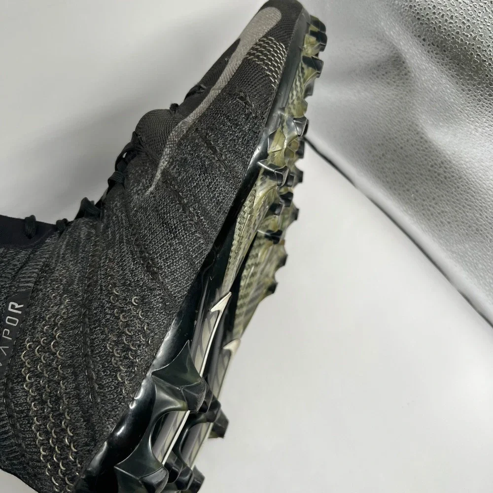 Nike Vapor Untouchable 3 Elite Football Cleats Black AH7408 Mens 13 mid flyknit